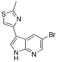 1H-Pyrrolo[2,3-b]pyridine, 5-broMo-3-(2-Methyl-4-thiazolyl)- CAS#: 1046793-78-5