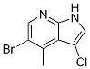 1H-Pyrrolo[2,3-b]pyridine, 5-broMo-3-chloro-4-Methyl- CAS#: 1190314-14-7