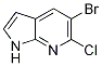 1H-Pyrrolo[2,3-b]pyridine, 5-broMo-6-chloro- CAS#: 1190321-59-5
