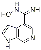 1H-Pyrrolo[2,3-c]pyridine-4-carboxiMidaMide, N-hydroxy- CAS#: 1258875-13-6
