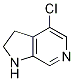 1H-Pyrrolo[2,3-c]pyridine, 4-chloro-2,3-dihydro- CAS#: 1368177-39-2