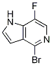 1H-Pyrrolo[3,2-c]pyridine, 4-broMo-7-fluoro- CAS#: 1082040-86-5