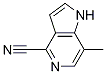 1H-Pyrrolo[3,2-c]pyridine-4-carbonitrile, 7-Methyl- CAS#: 1082041-01-7