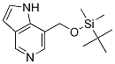 1H-Pyrrolo[3,2-c]pyridine, 7-[[[(1,1-diMethylethyl)diMethylsilyl]oxy]Methyl]- CAS#: 1082040-91-2