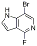 1H-Pyrrolo[3,2-c]pyridine, 7-broMo-4-fluoro- CAS#: 1082041-10-8