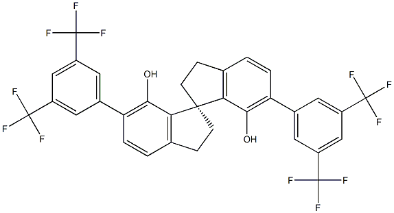 (1R)-6,6'-bis[3,5-bis(trifluoroMethyl)phenyl]-2,2',3,3'-tetrahydro-1,1'-Spirobi[1H-indene]-7,7'-diol CAS#: 1286189-16-9