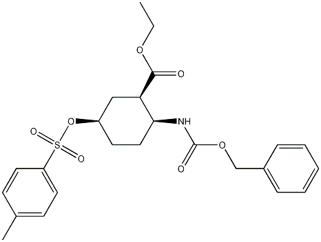 (1R*,2S*,5R*)-2-Benzyloxycarbonylamino-5-(toluene-4-sulfonyloxy)-cyclohexanecarboxylic acid ethyl ester CAS#: 1212170-46-1
