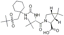 (1R,2S,5S)-3-((S)-2-(3-(1-(tert-butylsulfonylMethyl)cyclohexyl)ureido)-3,3-diMethylbutanoyl)-6,6-diMethyl-3-azabicyclo[3.1.0]hexane-2-carboxylic acid CAS#: 1229337-32-9