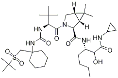 (1R,2S,5S)-3-((S)-2-(3-(1-(tert-butylsulfonylMethyl)cyclohexyl)ureido)-3,3-diMethylbutanoyl)-N-((3S)-1-(cyclopropylaMino)-2-hydroxy-1-oxoheptan-3-yl)-6,6-diMethyl-3-azabicyclo[3.1.0]hexane-2-carboxaMide CAS#: 1208245-90-2