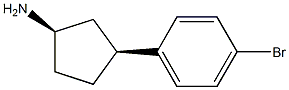 (1R,3S)-3-(4-BroMophenyl)cyclopentanaMine CAS#: 1390706-66-7