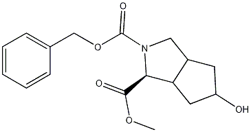 (1S)-2-benzyl 1-methyl 5-hydroxyhexahydrocyclopenta[c]pyrrole-1,2(1H)-dicarboxylate CAS#: 1173245-13-0