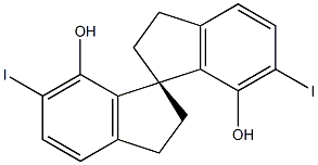 (1S)-2,2',3,3'-tetrahydro-6,6'-diiodo-1,1'-Spirobi[1H-indene]-7,7'-diol CAS#: 1258326-97-4