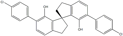 (1S)- 6,6'-bis(4-chlorophenyl)-2,2',3,3'-tetrahydro-1,1'-Spirobi[1H-indene]-7,7'-diol CAS#: 1258326-99-6