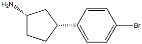 (1S,3R)-3-(4-BroMophenyl)cyclopentanaMine CAS#: 1388095-52-0