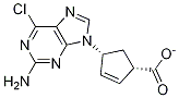 (1S,4R)-4-(2-Amino-6-chloro-9H-purin-9-yl)-2-cyclopentene-1-carboxylate CAS#: 1246819-78-2