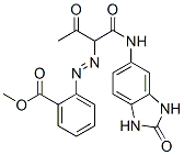2-[[1-[[[(2,3-Dihydro-2-oxo-1H-benzimidazol)-5-yl]amino]carbonyl]-2-oxopropyl]azo]benzoic acid methyl ester CAS#: 71317-07-2