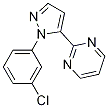 2-(1-(3-chlorophenyl)-1H-pyrazol-5-yl)pyriMidine CAS#: 1269293-31-3