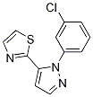 2-(1-(3-chlorophenyl)-1H-pyrazol-5-yl)thiazole CAS#: 1269293-24-4