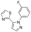 2-(1-(3-fluorophenyl)-1H-pyrazol-5-yl)thiazole CAS#: 1269291-14-6