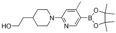 2-(1-(4-Methyl-5-(4,4,5,5-tetraMethyl-1,3,2-dioxaborolan-2-yl)pyridin-2-yl)piperidin-4-yl)ethanol CAS#: 1353742-98-9