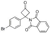 2-(1-(4-broMophenyl)-3-oxocyclobutyl)isoindoline-1,3-dione CAS#: 1199556-87-0
