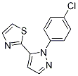 2-(1-(4-chlorophenyl)-1H-pyrazol-5-yl)thiazole CAS#: 1269292-65-0