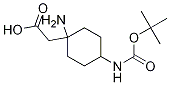 2-(1-amino-4-(tert-butoxycarbonylamino)cyclohexyl)acetic acid CAS#: 1188263-93-5