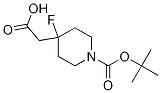 2-(1-(tert-butoxycarbonyl)-4-fluoropiperidin-4-yl)acetic acid CAS#: 1211586-79-6