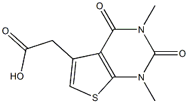 2-(1,3-DiMethyl-2,4-dioxo-1,2,3,4-tetrahydrothieno[2,3-d]pyriMidin-5-yl)acetic acid CAS#: 1246761-51-2