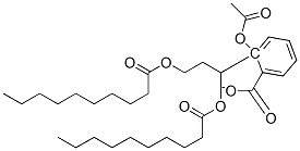 (2-(1,3-didecanoyloxy)-propyl)2-acetyloxybenzoate CAS#: 70540-33-9