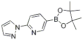 2-(1H-Pyrazol-1-yl)-5-(4,4,5,5-tetramethyl-1,3,2-dioxaborolan-2-yl)pyridine CAS#: 1218791-02-6