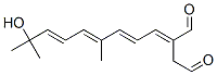 2-[(1Z,2E,4E,6E)-8-Hydroxy-4,8-dimethyl-2,4,6-nonatrienylidene]butanedial CAS#: 71135-77-8