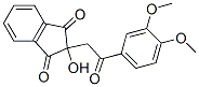 2-[2-(3,4-dimethoxyphenyl)-2-oxoethyl]-2-hydroxy-1H-indene-1,3(2H)-dione CAS#: 70780-21-1
