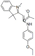 2-[2-[(4-ethoxyphenyl)amino]vinyl]-1,3,3-trimethyl-3H-indolium acetate CAS#: 72252-43-8