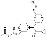 2-[2-(Acetyloxy)-6,7-dihydrothieno[3,2-c]pyridin-5(4H)-yl]-1-cyclopropyl-2-(3-fluorophenyl)ethanone Hydrochloride CAS#: 1391052-75-7