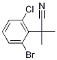 2-(2-BROMO-6-CHLOROPHENYL)-2-METHYLPROPANENITRILE CAS#: 1314771-96-4