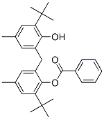 2-[(2-Benzoyloxy-3-tert-butyl-5-methylphenyl)methyl]-6-tert-butyl-4-methylphenol CAS#: 71840-28-3
