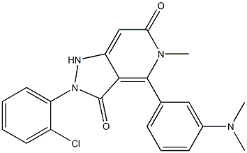 2-(2-Chlorophenyl)-4-(3-(diMethylaMino)phenyl)-5-Methyl-1H-pyrazolo[4,3-c]pyridine-3,6(2H,5H)-dione CAS#: 1218942-37-0