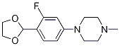 2-[2-Fluoro-4-(4-Methylpiperazino)phenyl]-1,3-dioxolane CAS#: 1346597-60-1