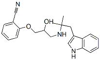 2-[2-HYDROXY-3-[2-(INDOL-3-YL)-1,1-DIMETHYLETHYLAMINO]PROPOXY]BENZONITRILE CAS#: 71119-11-4