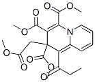 2-(2-Methoxy-2-oxoethyl)-1-propionyl-2H-quinolizine-2,3,4-tricarboxylic acid trimethyl ester CAS#: 71127-19-0