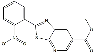 2-(2-Nitrophenyl)-thiazolo[5,4-b]pyridine-6-carboxylic acid Methyl ester CAS#: 1231952-70-7