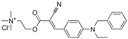 [2-[[2-cyano-3-[4-[ethylbenzylamino]phenyl]-1-oxoallyl]oxy]ethyl]trimethylammonium chloride CAS#: 71550-24-8