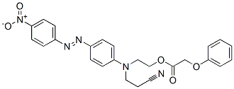 2-[(2-cyanoethyl)[4-[(4-nitrophenyl)azo]phenyl]amino]ethyl phenoxyacetate CAS#: 72269-55-7