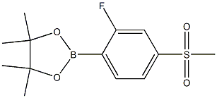 2-(2-fluoro-4-(Methylsulfonyl)phenyl)-4,4,5,5-tetraMethyl-1,3,2-dioxaborolane CAS#: 1384951-71-6