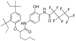 2-(2,4-Di-tert-pentylphenoxy)-N-[3-hydroxy-4-[(2,2,3,3,4,4,5,5-octafluorovaleryl)amino]phenyl]hexanamide CAS#: 72494-14-5