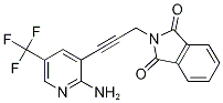 2-{3-[2-Amino-5-(trifluoromethyl)-3-pyridinyl]-2-propynyl}-1H-isoindole-1,3(2H)-dione CAS#: 1221792-28-4