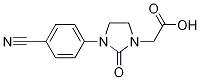 2-(3-(4-cyanophenyl)-2-oxoimidazolidin-1-yl)acetic acid CAS#: 1223748-29-5