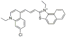 2-[3-(7-Chloro-1-ethyl-1,4-dihydroquinoline-4-ylidene)-1-propenyl]-1-ethylnaphtho[1,2-d]thiazole-1-ium CAS#: 72208-02-7