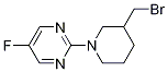 2-(3-BroMoMethyl-piperidin-1-yl)-5-fluoro-pyriMidine CAS#: 1353979-24-4